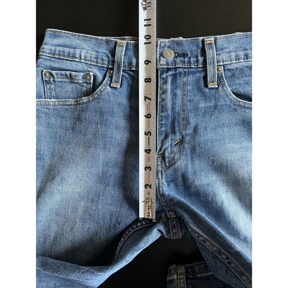 Levis 502 Jeans Mens 29x32 (29x30 actual) Blue Stretch Denim Slim Fit - Picture 12 of 13